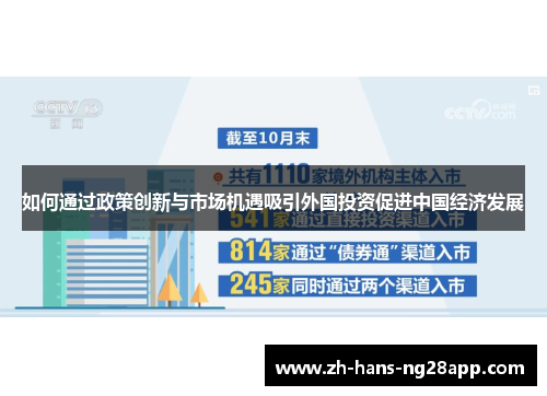 如何通过政策创新与市场机遇吸引外国投资促进中国经济发展